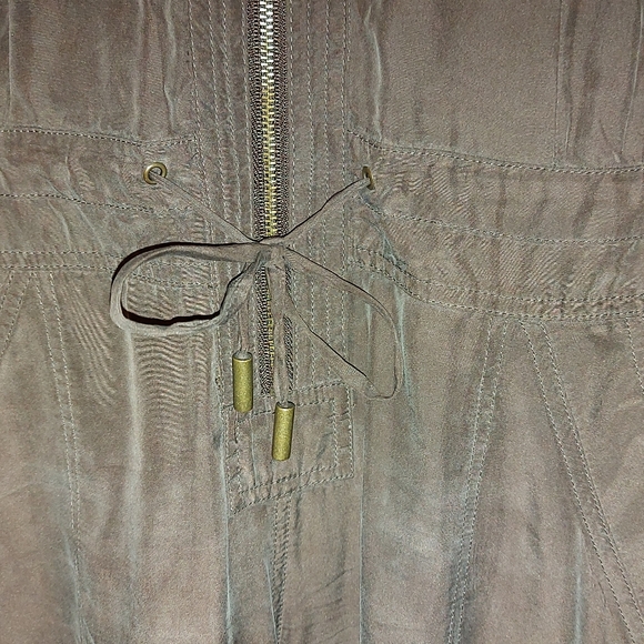 Silk Cargo Jumpsuit - Picture 9 of 12